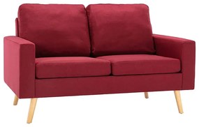 2-osobowa sofa czerwone wino - Muria 2Q