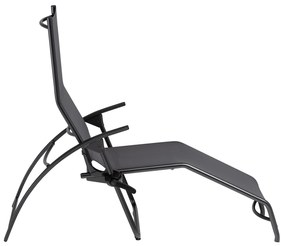 Leżak ogrodowy aluminiowy Tampa Lounger antracytowy KETTLER 01710-7000