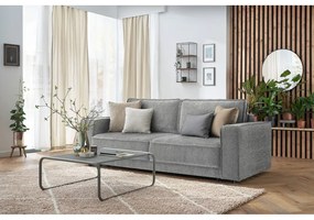 Jasnoszara sofa rozkładana Emile – Bobochic Paris