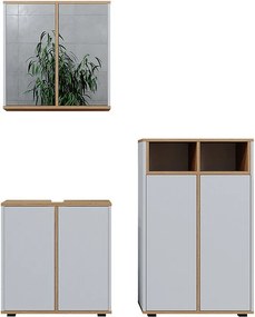 Zestaw mebli łazienkowych biały/artystyczny 60x30x62 didi