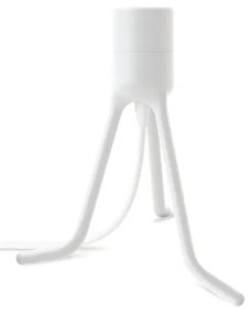 Biały regulowany trójnożny stojak na lampę UMAGE, wys. 18,6 cm