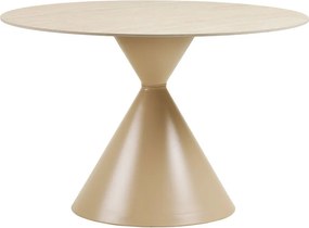 Okrągły stół z ceramicznym blatem ø 120 cm Annecy – House Nordic