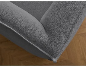 Ciemnoszara sofa z materiału bouclé 242 cm Giorgia – Bobochic Paris