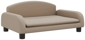 2-osobowa sofa dziecięca cappuccino - Hreida 4X