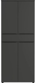 Antracytowa szafa 81x197 cm Mailand – Germania