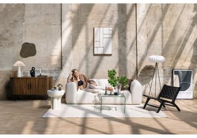 Zielona aksamitna sofa 225 cm Cube – Bonami Selection