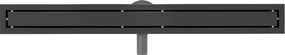 Mexen Flat 360° M13 odpływ liniowy obrotowy 2w1 100 cm, czarny - 1710100-40