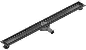 Mexen Flat 360° korpus do odpływu liniowego obrotowy 80 cm, gun gray szczotkowany - 1E40080