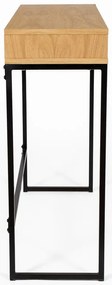 Biurko z blatem w dekorze dębu 35x100 cm Frame – Woodman