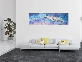 Obraz - Droga Mleczna, akwarela (170x50 cm)