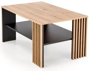 Ława FEMINA 110x65 dąb artisan/czarna - powystawowa HALMAR