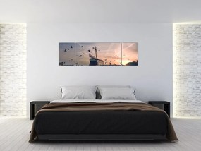 Obraz wiatraka (170x50 cm)