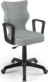 Ergonomiczne krzesło do biurka Norm Black rozmiar 5 (146-176,5 cm)
