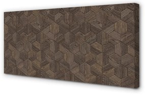 Zdjęcie na płótnie Drewniane Sześciokąty