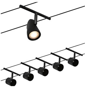 Paulmann 94469 - ZESTAW 5xGU5,3/10W Oświetlenie punktowe CUP 230V czarne