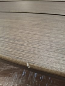 Doppler EXPERT WOOD Plus - ogrodowy rozkładany stół aluminiowy 150/210 x 90 x 75,5 cm - Towar z drobną wadą (N640)