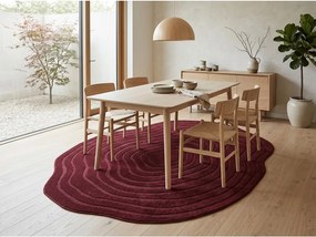Bordowy dywan 160x230 cm Pebble – ESTE