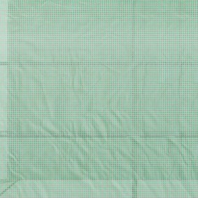 Outsunny Szklarnia ogrodowa z pokrywą z folii, odporna na UV, 3 poziomy, drzwi na zamek błyskawiczny, Zielona