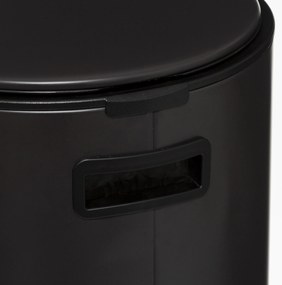 Kosz na śmieci metalowy DELTA, z neutralizatorem zapachów, 30 l