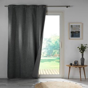 Szara zasłona zaciemniająca 140x260 cm Crepuscule – douceur d'intérieur