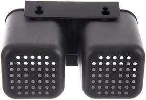 Czarno-biały metalowy ociekacz 43x32 cm Deluxe – Orion