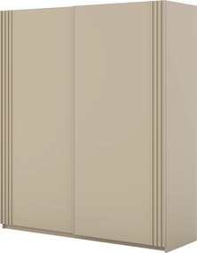 Szafa Przesuwna VANTE 150 cm Szafa Dwudrzwiowa Beż jasny