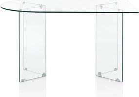 Szklany stół 80x130 cm Kaya – Tomasucci