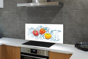 Panel nad Blat Kuchenny Kolorowe Papryki w Wodzie