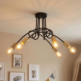 Lampa Paradise 5  APP518-5C Czarna