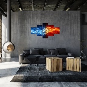 Obraz napięcia elektrycznego (125x70 cm)