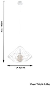 Loftowa lampa wisząca E841-Umberta Vefrox