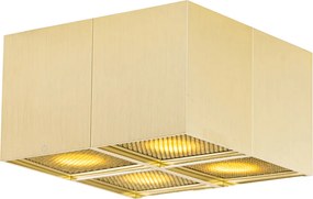 Designerski reflektor złoty 4-światłowy - Qubo Honey