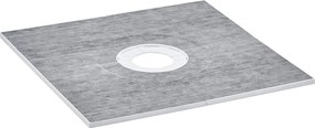 Zestaw Płyty Pod pryszniciem Impermeowalnym SucceBuy, 91 x 91 cm, z Centralnym Odwodnieniem