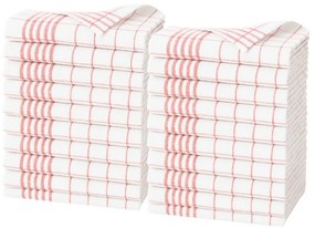 ARÔME HOME Ściereczka kuchenna czerwona, 50 x 70cm, zestaw 20 sztuk