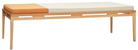 Pomarańczowo-kremowa ławka Amber – Hübsch