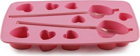 Toro Silikonowa forma na kostki lodu ze słomką Serce