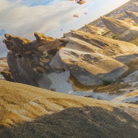 Obraz - Balony na ogrzane powietrze (170x50 cm)