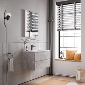 Szafka podumywalkowa AVA 80 cmZ ceramiczną umywalką