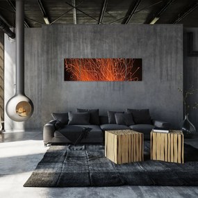 Obraz ognia (170x50 cm)