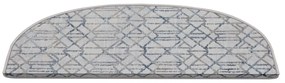 Szare dywaniki na schody zestaw 16 szt. 20x65 cm Cottage Warmth – Vitaus