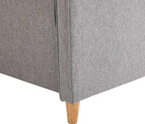 Homcom® Sofa 2-osobowa Zdejmowane Pokrowce Obciążenie Do 200 Kg Len Pianka Jasnoszary 141 X 65 X 78 Cm