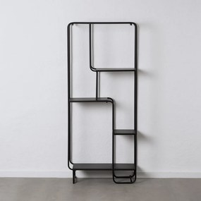 Czarny metalowy regał 76x180 cm Sleco – Ixia