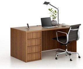 Biurko FRAME, 160x80 cm, orzech