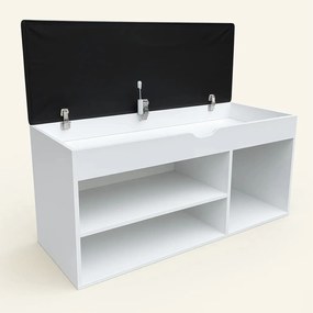 Szafka na buty z siedziskiem TRIA, 80 x 43 x 30 cm