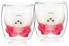 4Home Szklanka termiczna Hot&Cool Lady Bear 250 ml, 2 szt.