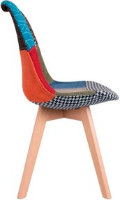 Zestaw 4 Krzese Synk Patchwork