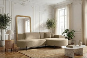 Narożnik Parma Studio Hills, do salonu, Quelle, prawy, ciemny beż (18)