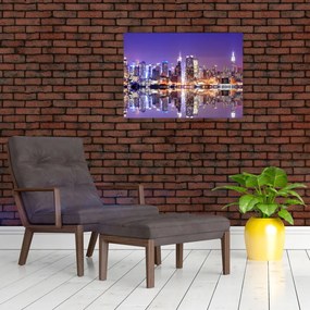 Obraz na szkle Manhattanu (70x50 cm)