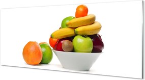 Panel szklany do Kuchni Miska Pełna Świeżych Owoców