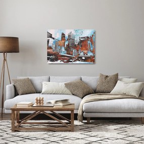 Obraz na szkle - Wieżowce (70x50 cm)